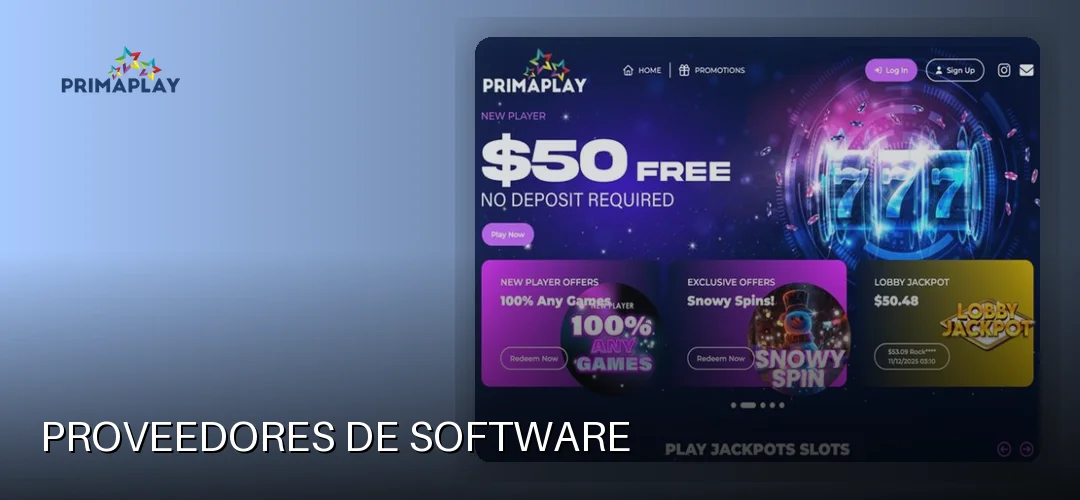 Proveedores de software