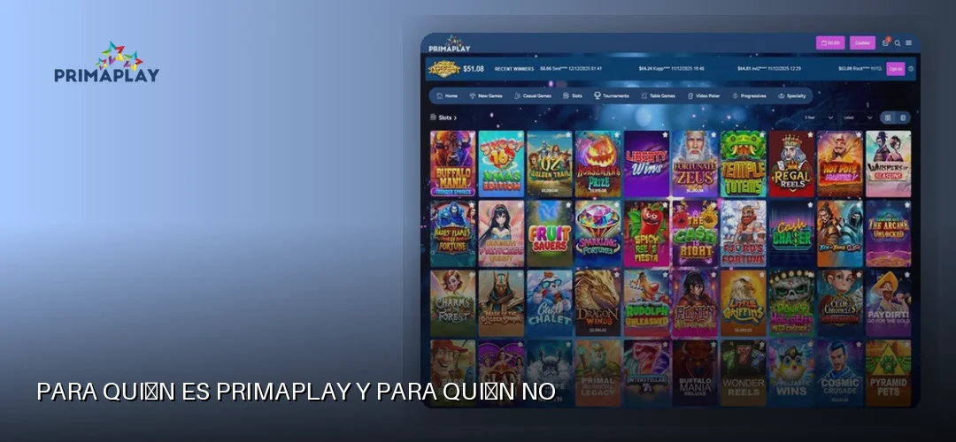 Para quién es PrimaPlay y para quién no
