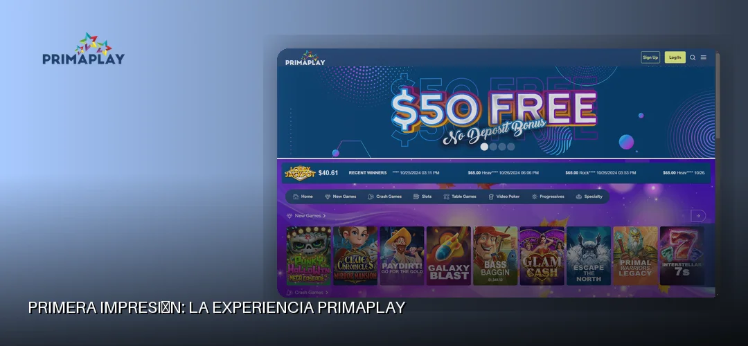 Primera impresión: la experiencia PrimaPlay