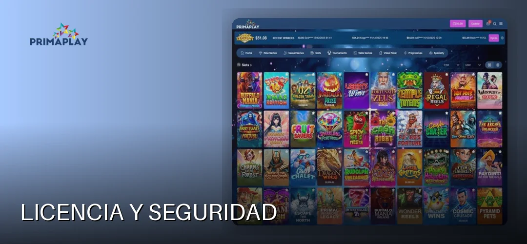 Licencia y seguridad