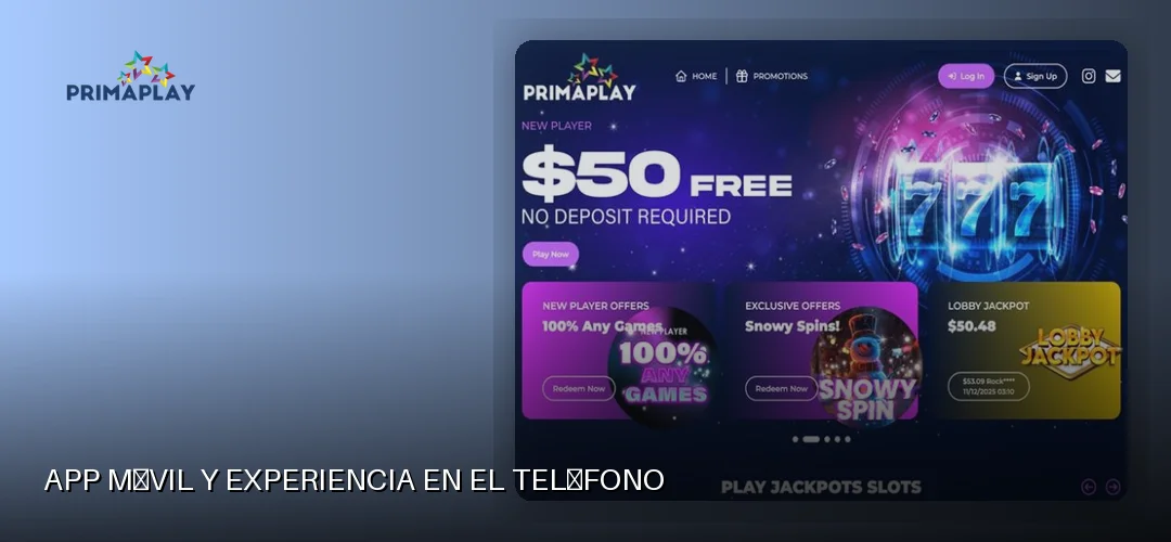 App móvil y experiencia en el teléfono