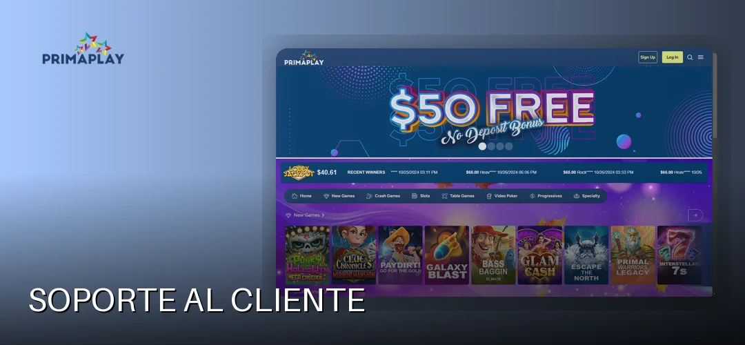 Soporte al cliente
